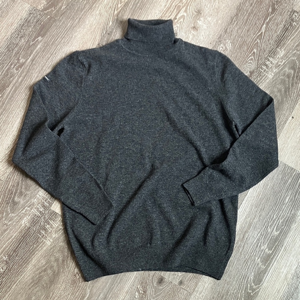 Superdry charcoal grey turtleneck sweater - Picture 9 of 14